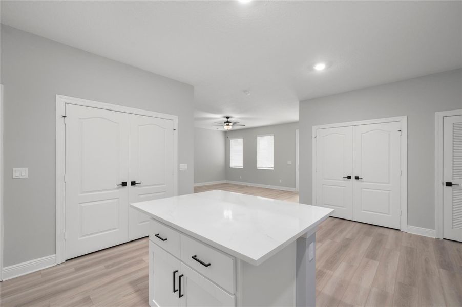 Furnished interior in a model home at Celebration Pointe in Fort Pierce (Image 16). Furnished interior in a model home at Celebration Pointe in Fort Pierce (Image 16).