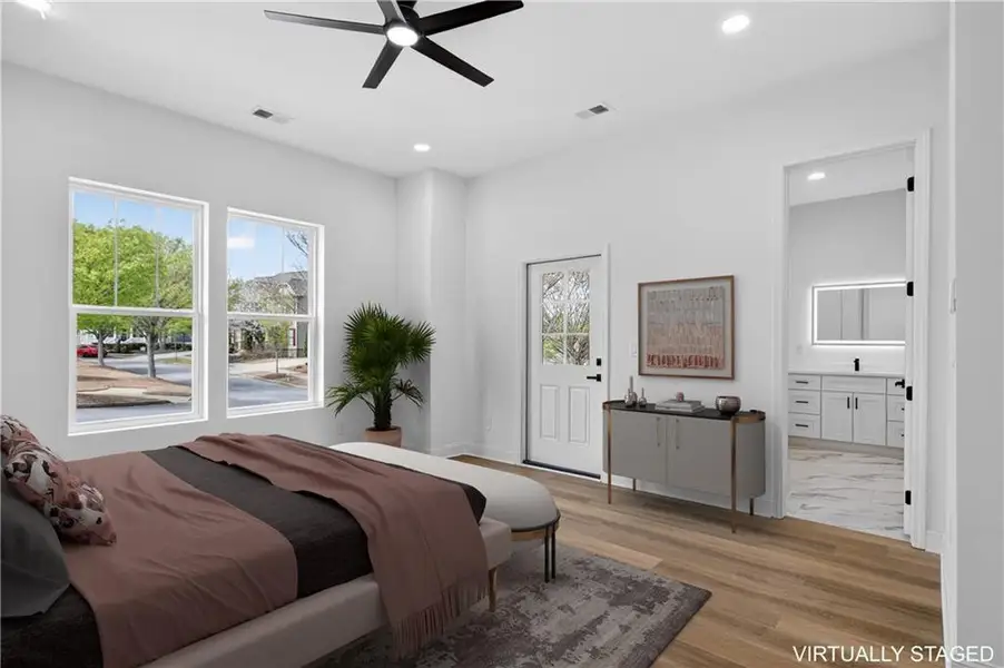 Furnished interior view inside a new home in , Douglasville (Image 7).