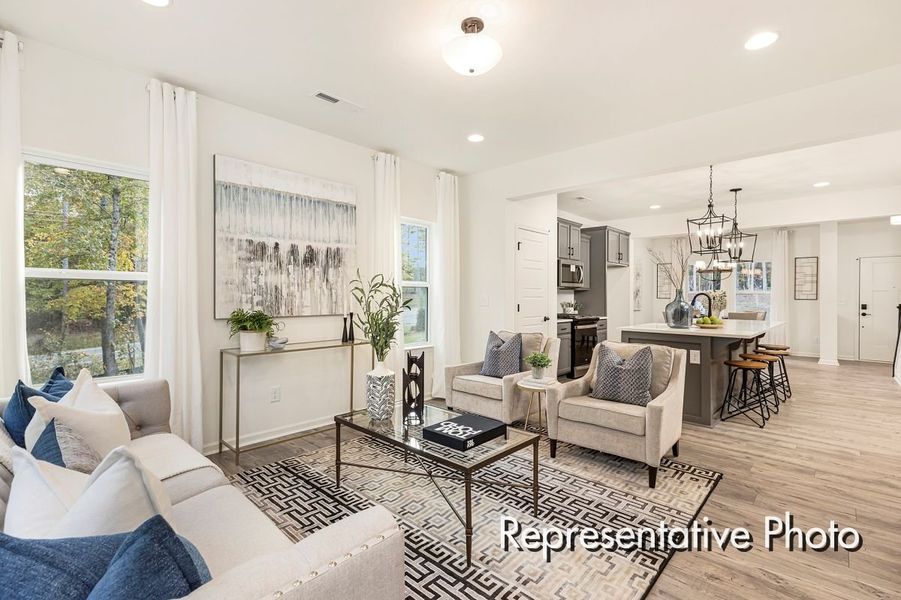 Furnished interior view inside a new home in Shay Crossing, Salisbury (Image 7). Furnished interior view inside a new home in Shay Crossing, Salisbury (Image 7).