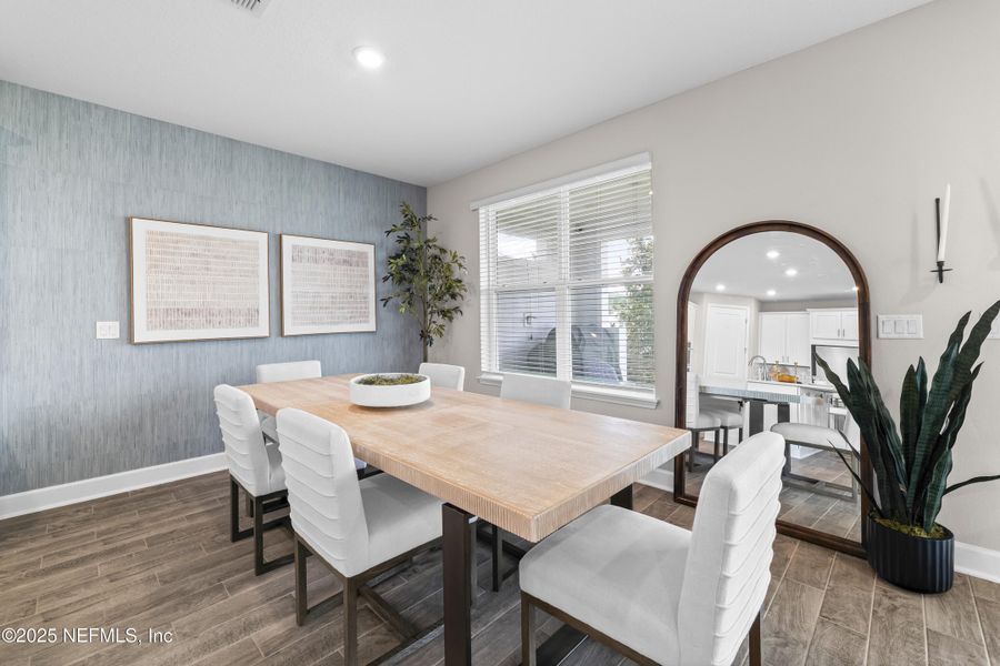 Furnished interior view inside a new home in The Cove at Beachwalk, St. Johns (Image 31). Furnished interior view inside a new home in The Cove at Beachwalk, St. Johns (Image 31).