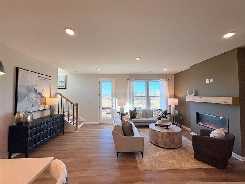 Furnished interior view inside a new home in Hemingway, Cumming (Image 9).