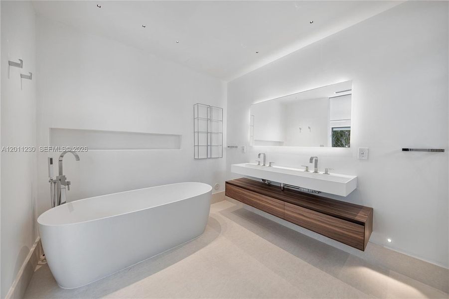 Furnished interior view inside a new home in , Weston (Image 7).