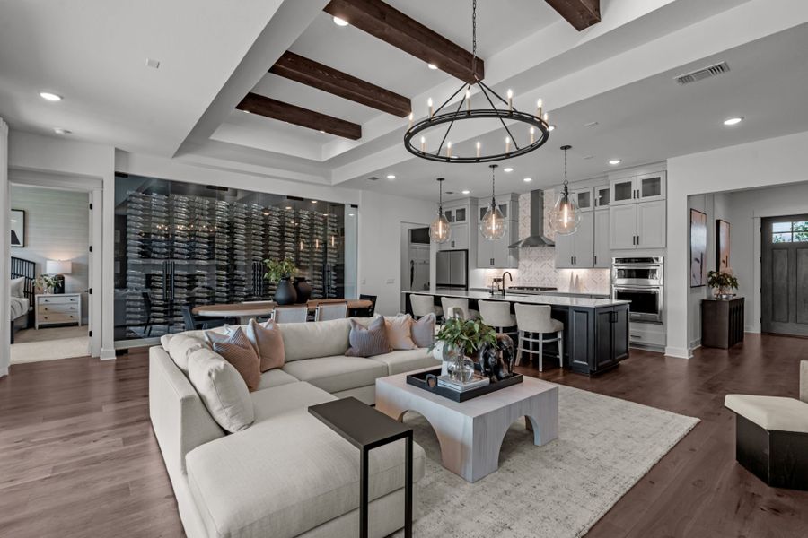 Representative furnished interior of a home built from the Stardom by Del Webb in Del Webb New Braunfels at Veramendi, New Braunfels (Image 9). Representative furnished interior of a home built from the Stardom by Del Webb in Del Webb New Braunfels at Veramendi, New Braunfels (Image 9).