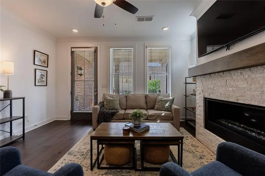 Furnished interior view inside a new home in , Peachtree Corners (Image 7).