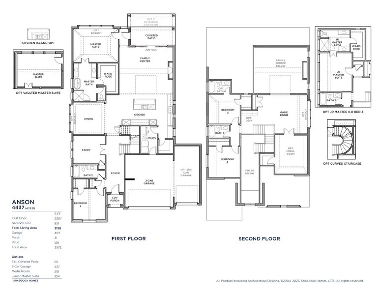 2D floor plan layout of this home in Hillside Village, Celina, TX (Image 5). 2D floor plan layout of this home in Hillside Village, Celina, TX (Image 5).
