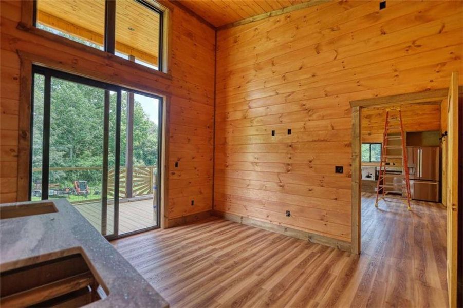 In-progress construction of a new home in , Blue Ridge, GA (Image 43).