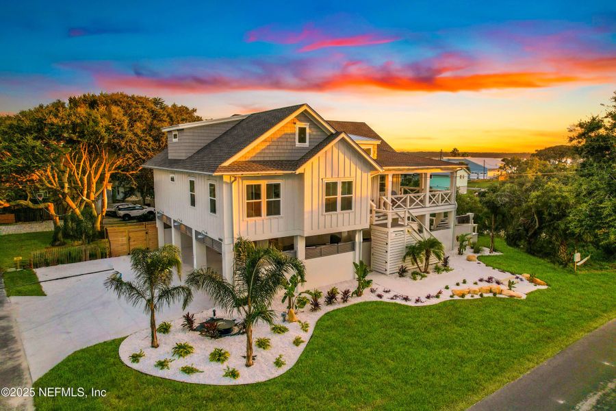 Front exterior of a new home in , St. Augustine, FL, highlighting curb appeal (Image 26).