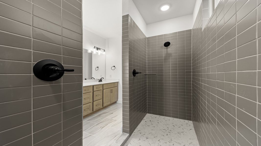 Close-up of interior finishes inside a home in Hillside Village 40s, Celina (Image 16).