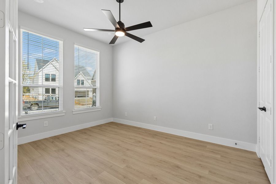 Spacious, unfurnished interior of a new home in Painted Tree Woodland West, McKinney (Image 29). Spacious, unfurnished interior of a new home in Painted Tree Woodland West, McKinney (Image 29).