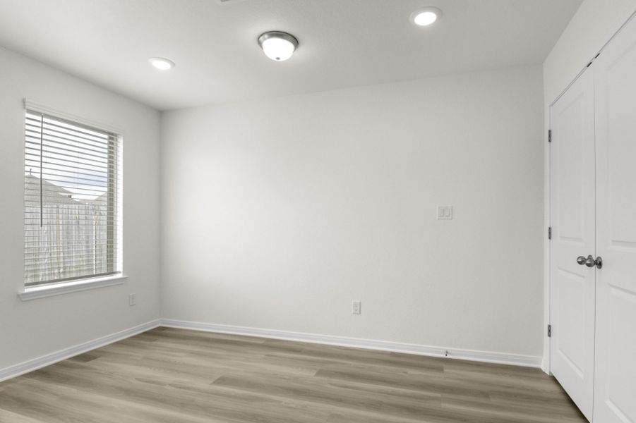 Representative unfurnished interior of a home built from the Pecan by Pacesetter Homes in Trace, San Marcos (Image 23). Representative unfurnished interior of a home built from the Pecan by Pacesetter Homes in Trace, San Marcos (Image 23).