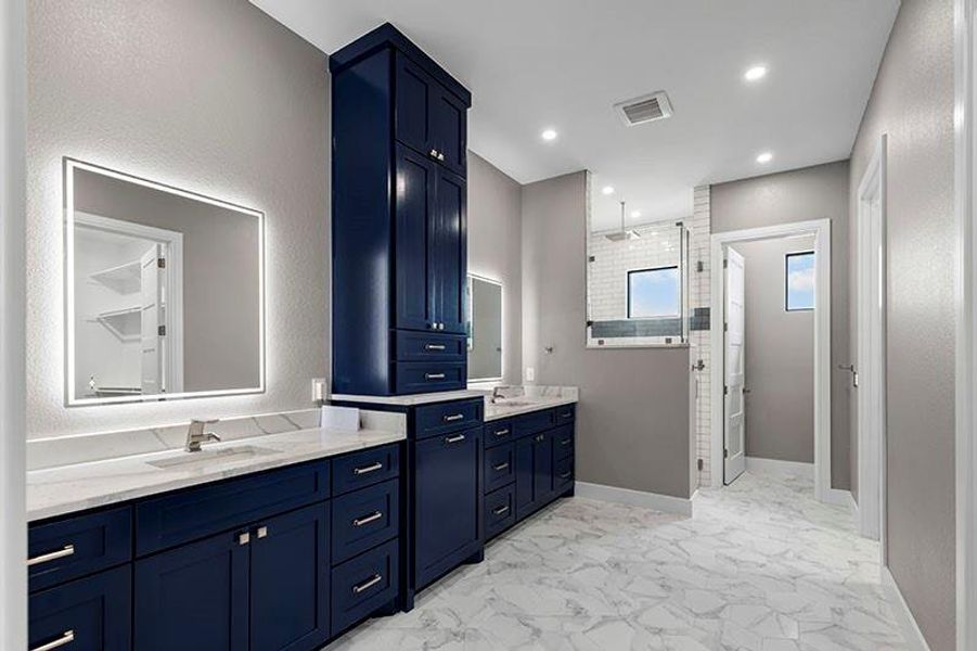 Furnished interior view inside a new home in , Sadler (Image 8).