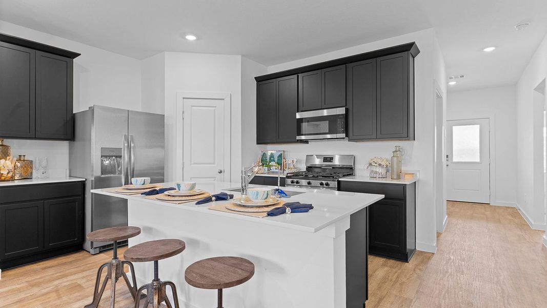 Furnished interior view inside a new home in Evergreen, Rosenberg (Image 10).