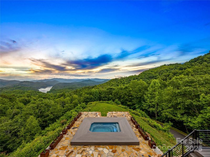 Exterior details and patio area of a home in , Bryson City (Image 4).