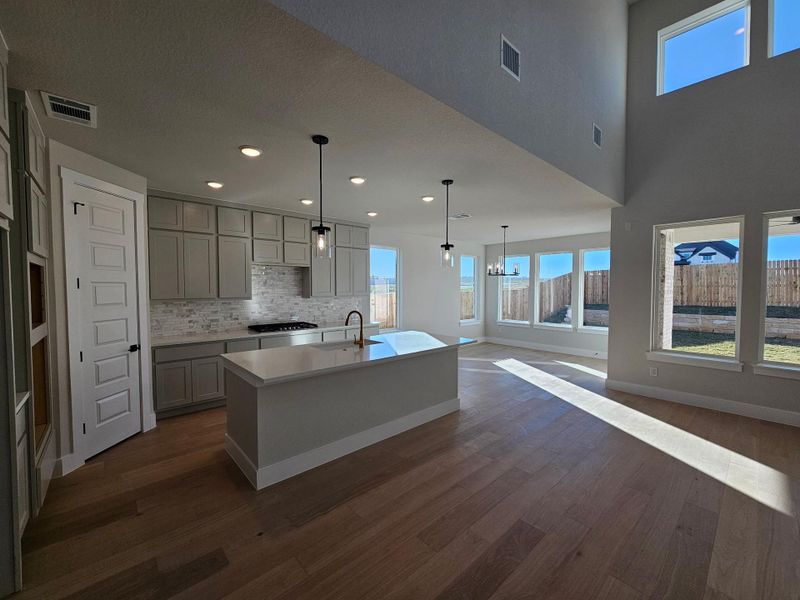 Furnished interior view inside a new home in Blackhawk in Pflugerville, Pflugerville (Image 5).