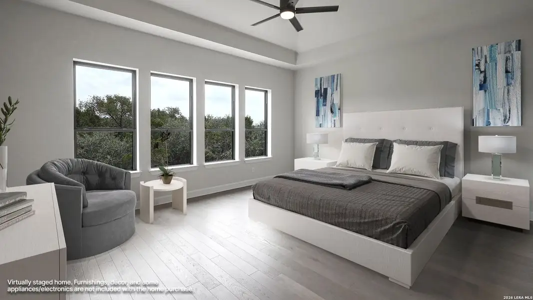 Furnished interior view inside a new home in The Preserve at Elm Creek, New Braunfels (Image 16).
