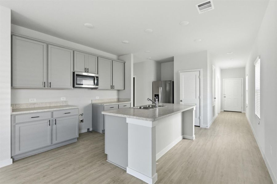 Furnished interior view inside a new home in Barrett Crossing, Crosby (Image 8).