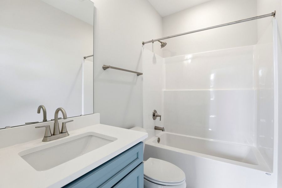 Representative interior finishes for a home built from the The Lofton by RobuckHomes in Downtown Wilmington Collective, Wilmington (Image 59).