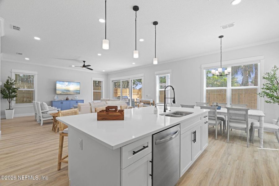 Furnished interior view inside a new home in , Jacksonville Beach (Image 72).
