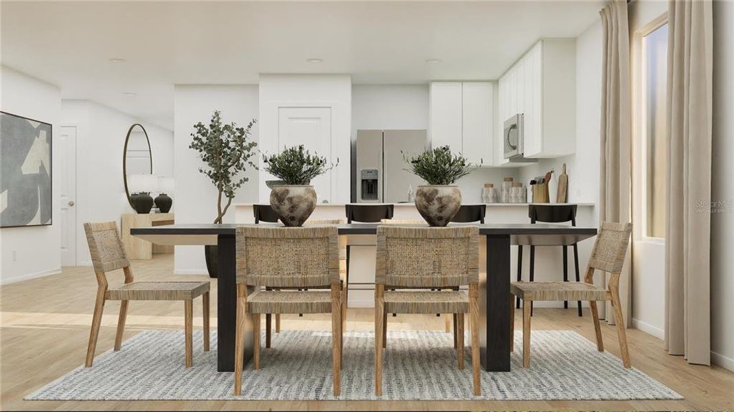 Furnished interior view inside a new home in Crosswinds, Haines City (Image 4).