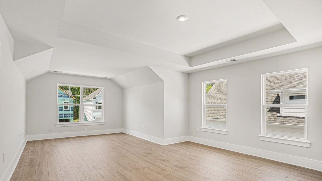 Representative unfurnished interior of a home built from the Mackenzie2 by D.R. Horton in Chapman Village, Conway (Image 10).