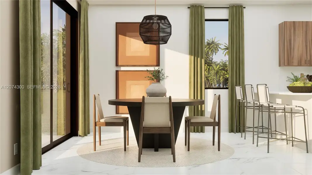 Furnished interior view inside a new home in Solterra, Sunrise (Image 4).