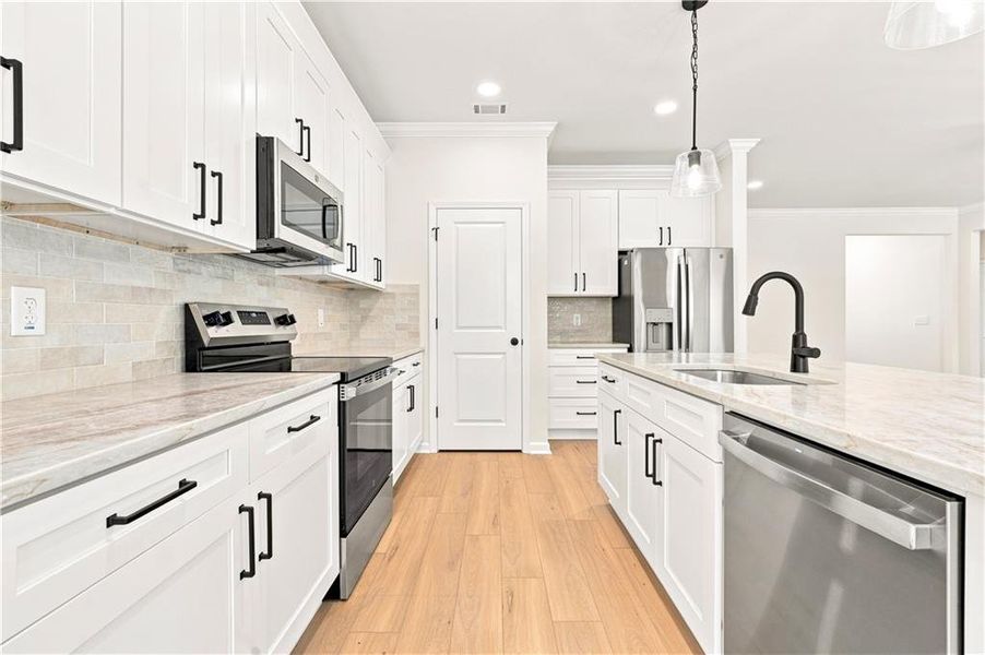 Furnished interior view inside a new home in , Rydal (Image 9).