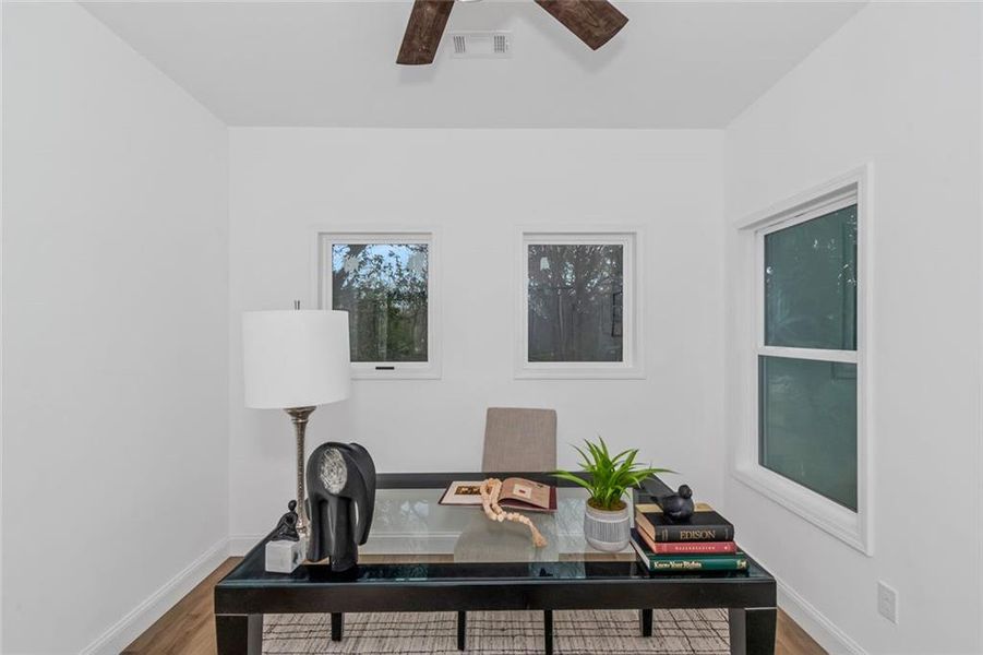 Furnished interior view inside a new home in , Atlanta (Image 10).
