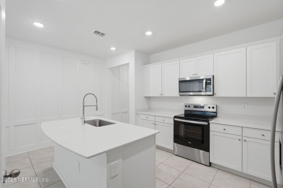 Furnished interior view inside a new home in , St. Augustine (Image 11).