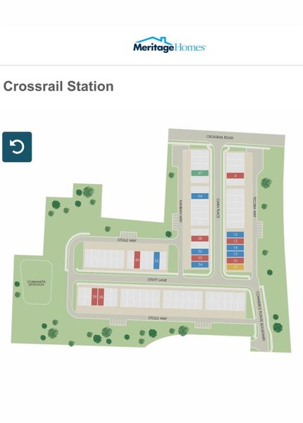 2D floor plan layout of this home in Crossrail Station, Mooresville, NC (Image 3).