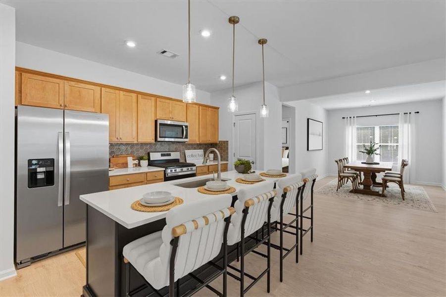 Furnished interior view inside a new home in Meadow Pines, Dallas (Image 25). Furnished interior view inside a new home in Meadow Pines, Dallas (Image 25).