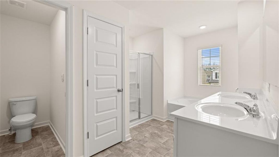 Furnished interior view inside a new home in The Preserve at Agricultural Village, Perry (Image 8). Furnished interior view inside a new home in The Preserve at Agricultural Village, Perry (Image 8).