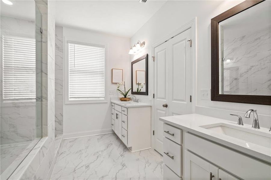 Furnished interior view inside a new home in Millcroft Townhomes, Buford (Image 13).
