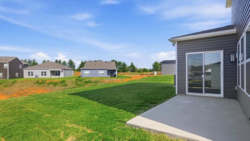 Exterior details and patio area of a home in Millstone Village, Morristown (Image 4).