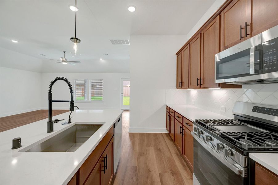 Furnished interior view inside a new home in Sorella, Tomball (Image 18).