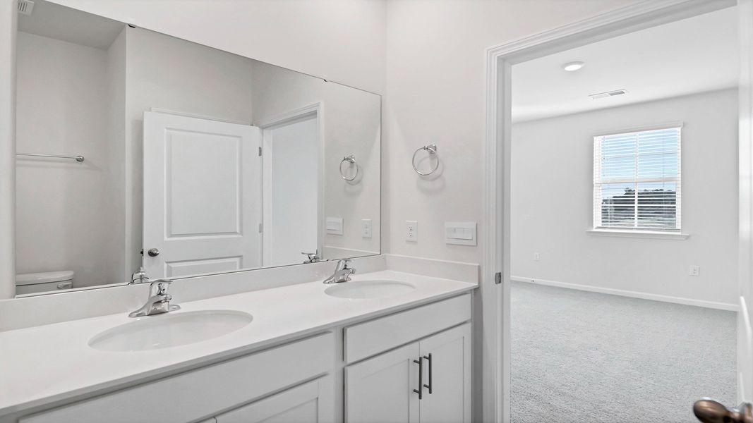 Representative furnished interior of a home built from the CAMERON by D.R. Horton in Mulberry Landing, Orangeburg (Image 10).