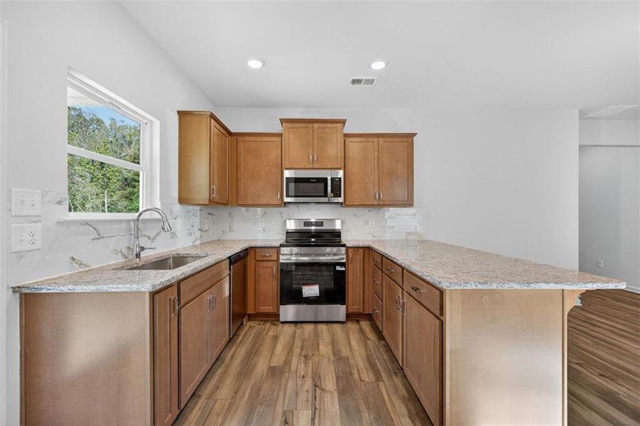 Furnished interior view inside a new home in Fair Oak, Calhoun (Image 6). Furnished interior view inside a new home in Fair Oak, Calhoun (Image 6).