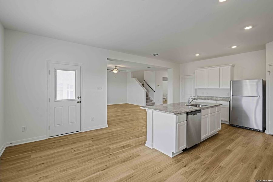 Furnished interior view inside a new home in , San Antonio (Image 3).