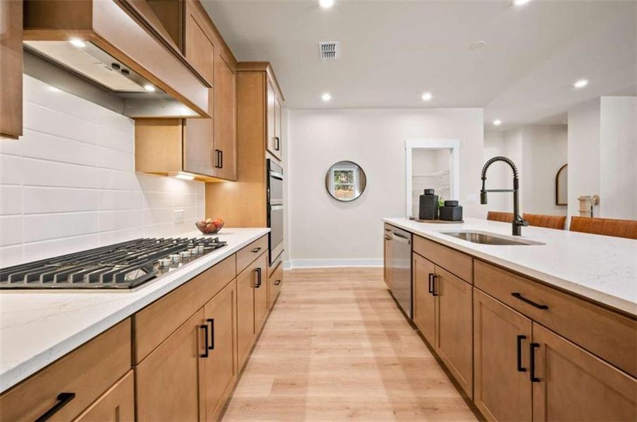 Furnished interior view inside a new home in The Paddocks at Doc Hughes, Buford (Image 7).