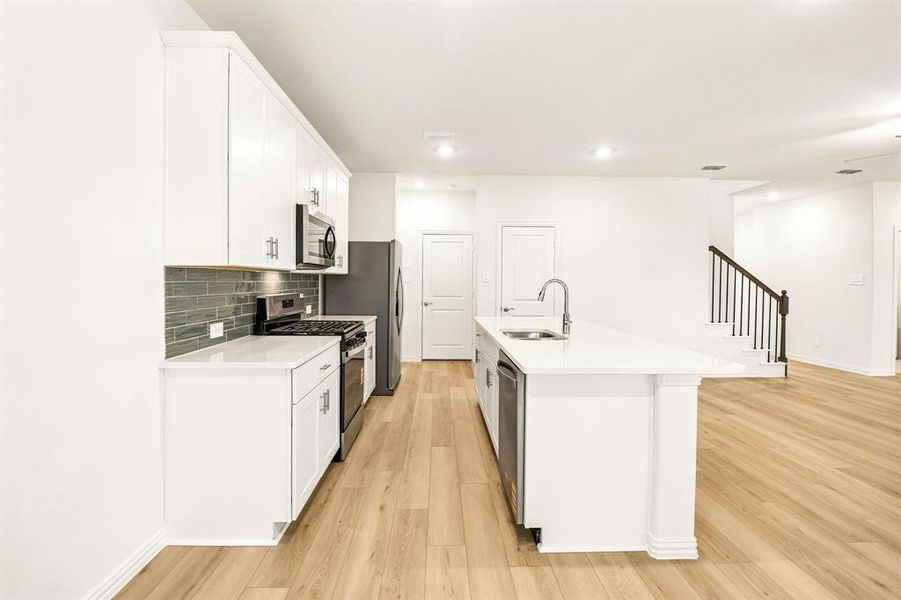 Furnished interior view inside a new home in Stella Hills, Denton (Image 14).