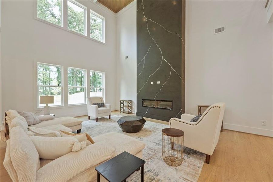 Furnished interior view inside a new home in , Grayson (Image 8).