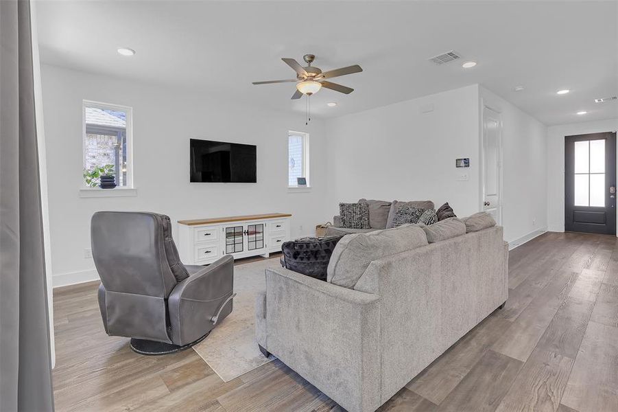 Furnished interior view inside a new home in Garden Collection at Union Park, Little Elm (Image 27).