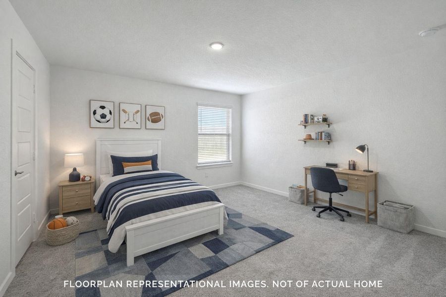 Furnished interior view inside a new home in Sorella, Tomball (Image 11).