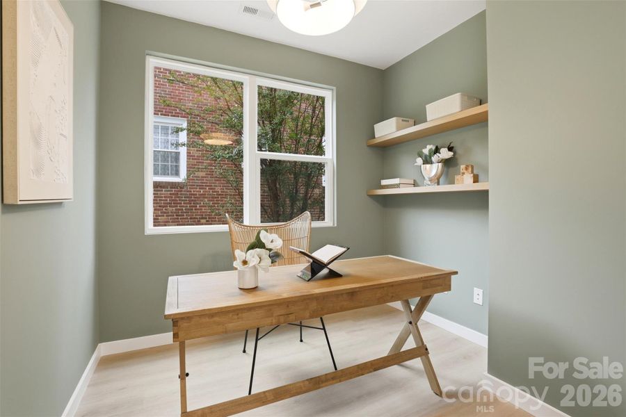Furnished interior view inside a new home in , Charlotte (Image 9). Furnished interior view inside a new home in , Charlotte (Image 9).