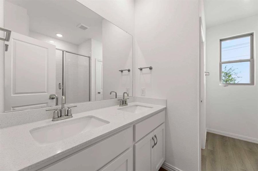 Furnished interior view inside a new home in Brookshire at Legacy Hills-50s, Celina (Image 11).