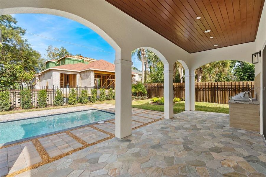 Exterior details and patio area of a home in , Winter Park (Image 31). Exterior details and patio area of a home in , Winter Park (Image 31).