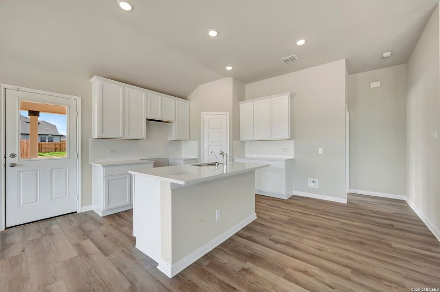 Furnished interior view inside a new home in Hickory Ridge Estates, Elmendorf (Image 15).