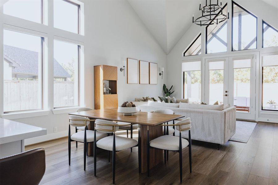 Many windows to let in day light