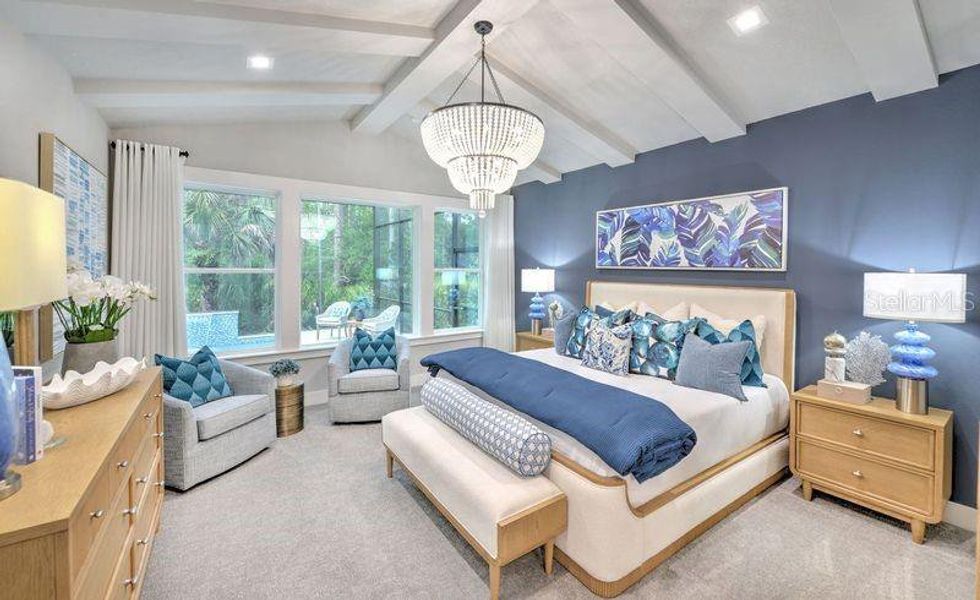 Furnished interior view inside a new home in , Ormond Beach (Image 16).