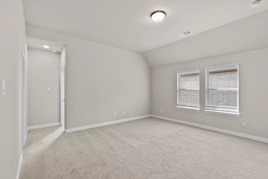 Upstairs loft. Sample product photo. Actual exterior and interior selections may vary by homesite. Photo may be virtually staged.