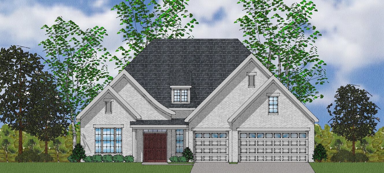 Representative exterior photo of a completed home built from the Campbell - Elite Collection by Mungo Homes in Walnut Grove, Easley, SC (Image 21).